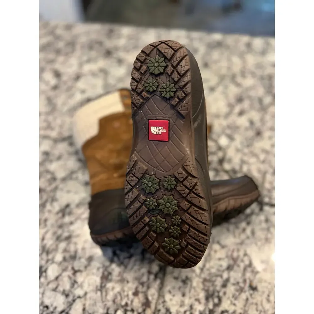 The North Face Shellista II Mid women brown winter snow boots size 9.5